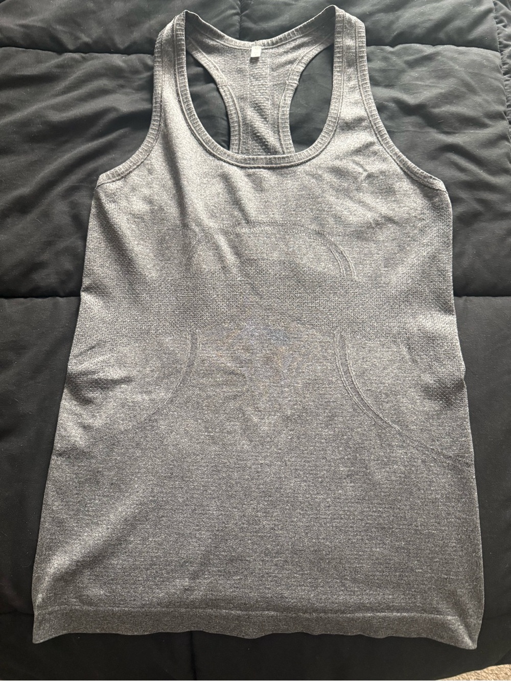 Lulu Women’s Grey Racerback Tank Top